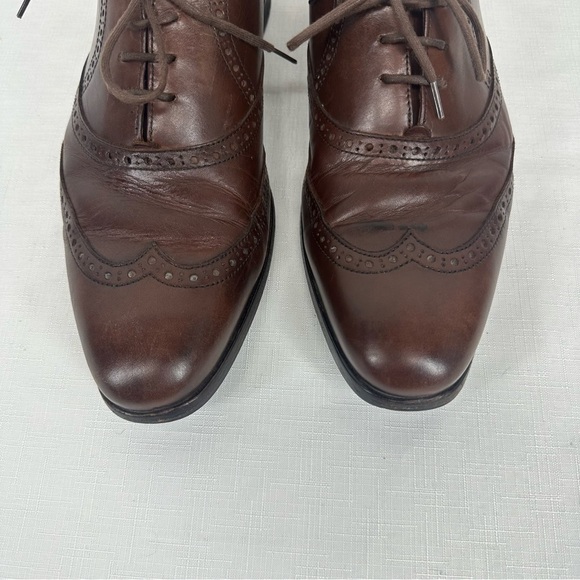 Wolf & Shepherd Men’s size 11 Brown Leather Oxford Shoes - Picture 3 of 16